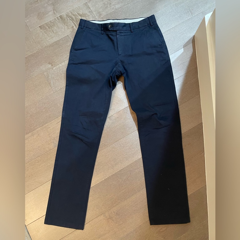 Suit Supply navy chinos